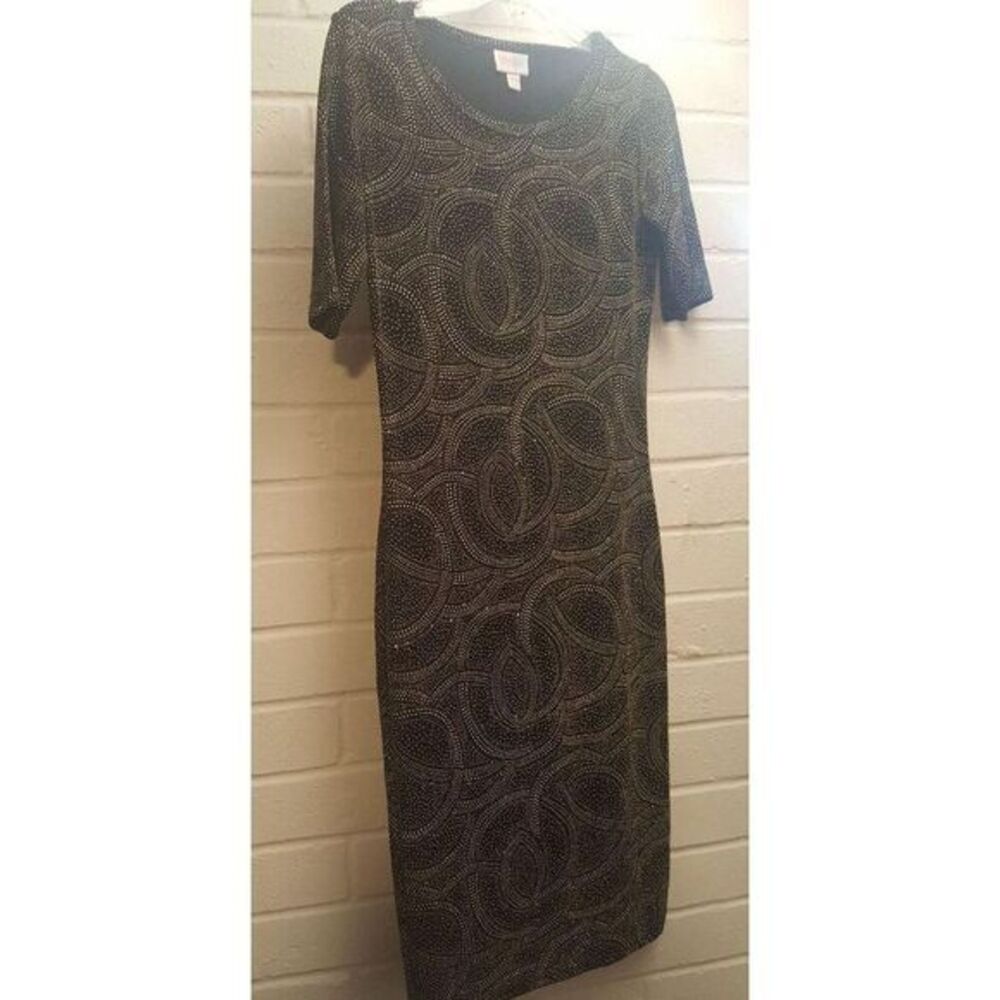 LULAROE SPARKLY HOLIDAY DRESS‎ SIZE XXS